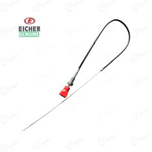 Eicher Tractor Genuine Stop Cable Assembly, 36" Total Length, Nut To Cable 24" Length